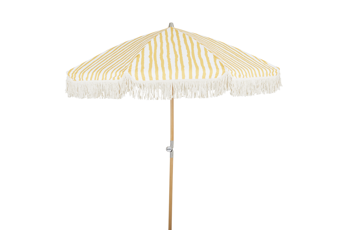 GATSBY parasoll 1,8 m - Yellow stripe