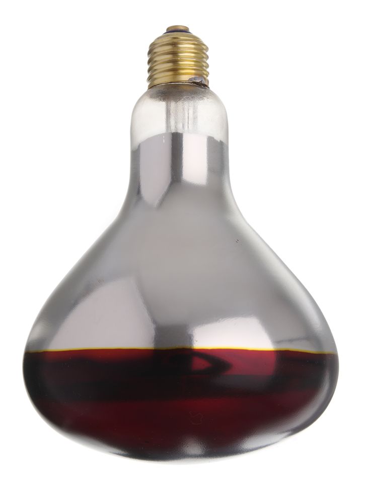 Infraröd heat bulb, HENDI, vit, 230V/250W, ⌀125x(H)170mm