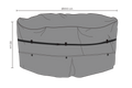 SKYDD Matgrupp 200 H80 cm - Andas