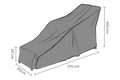 SKYDD Däckstol 170x65 H100/70/30 cm - Andas