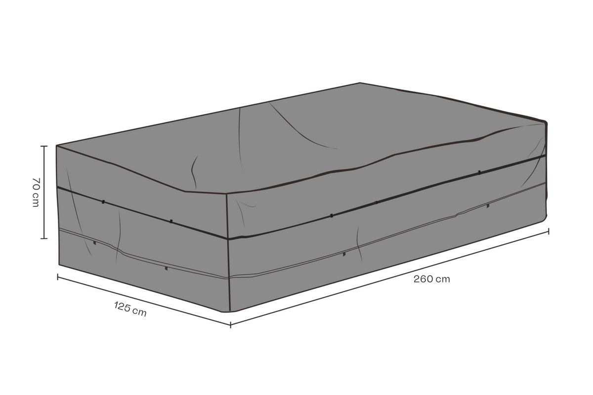 SKYDD Soffa 260x125 H70 cm - Andas