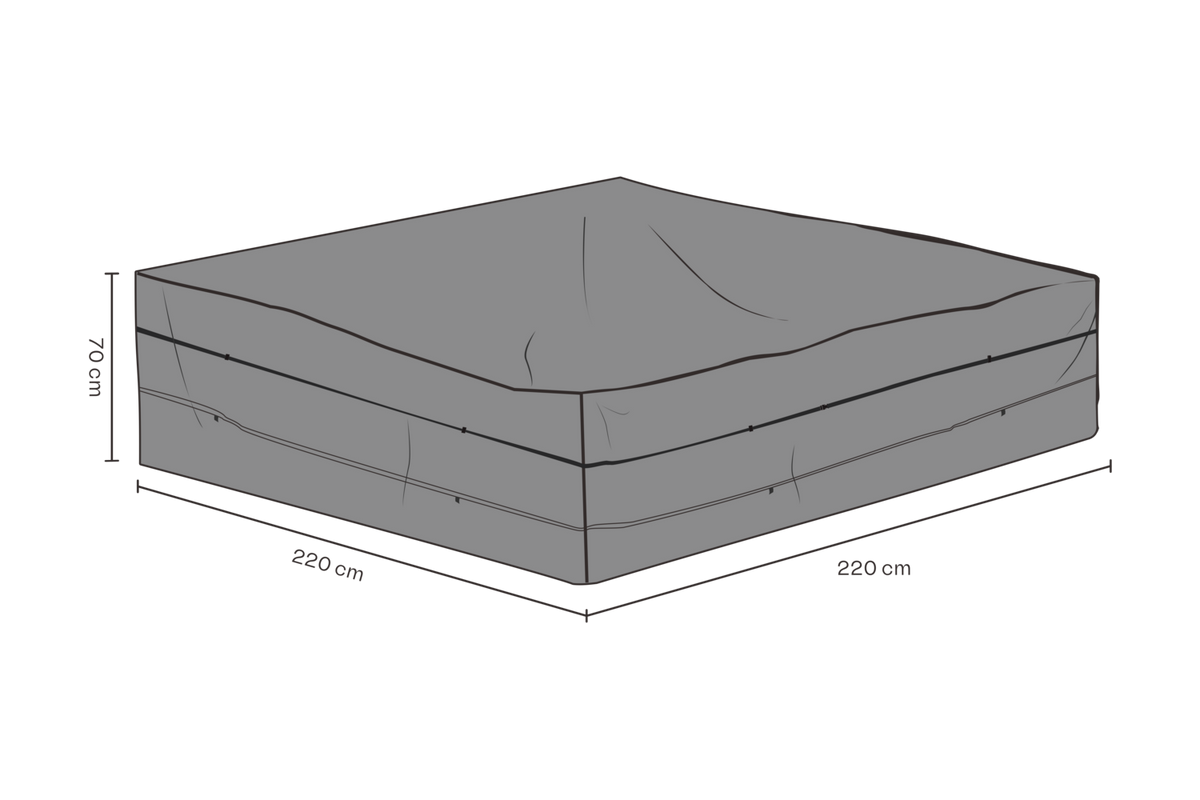 SKYDD Soffgrupp 220x220 H70 cm - Andas