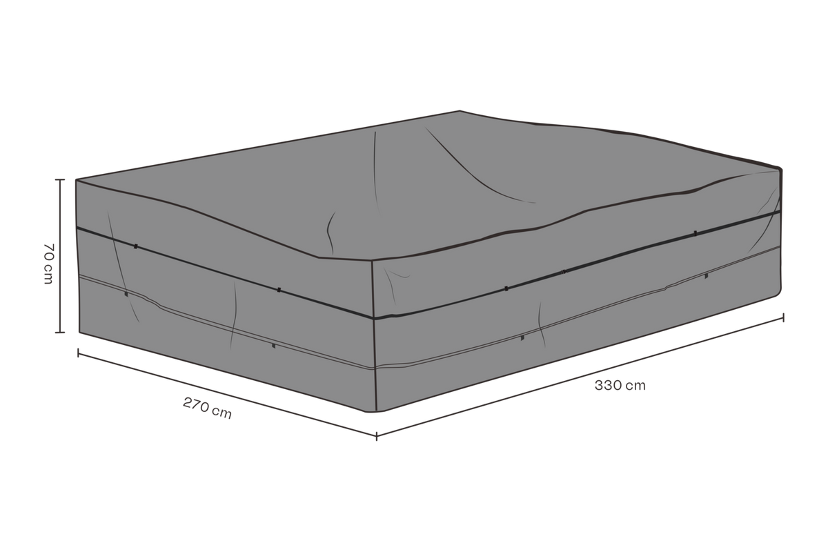 SKYDD Soffgrupp 330x270 H70 cm - Andas