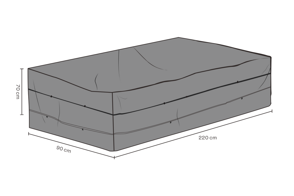SKYDD Soffa 220x90 H70 cm - Andas
