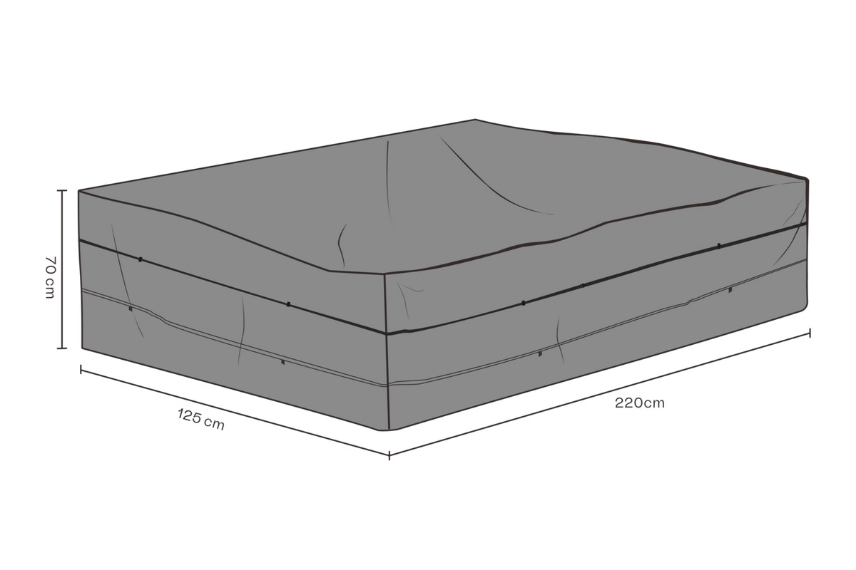 SKYDD Soffa 220x125 H70 cm - Andas