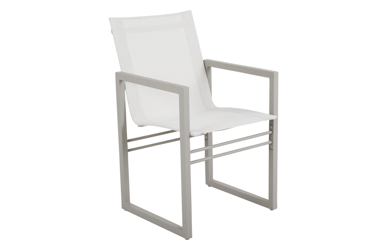VEVI Matstol - Khaki/Offwhite