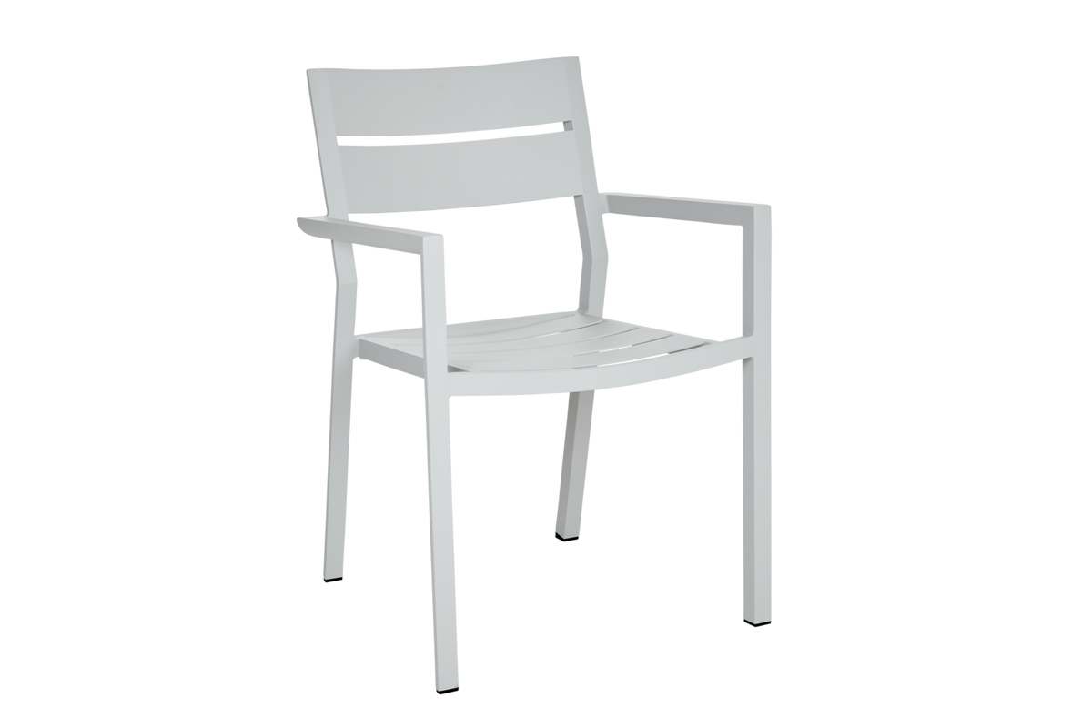 DELIA Stol m armstöd - Light Grey