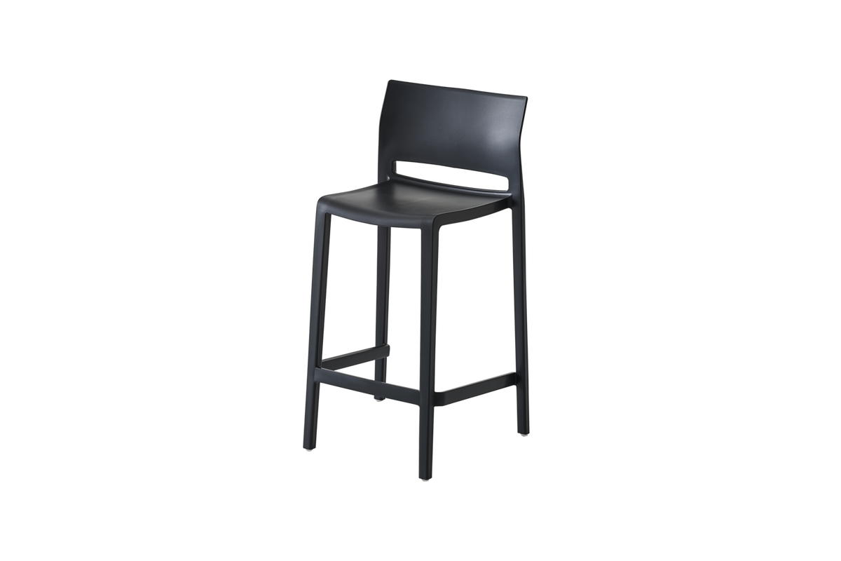 BAKHITA Barstol H66 cm - Svart