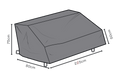 SKYDD Soffa 225x80 H75/50 cm - Andas