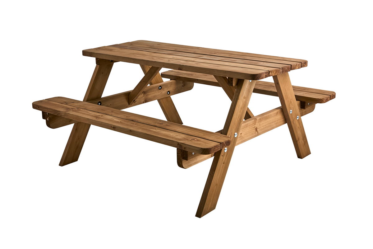 RESMO Barn Picknickbord - Brun