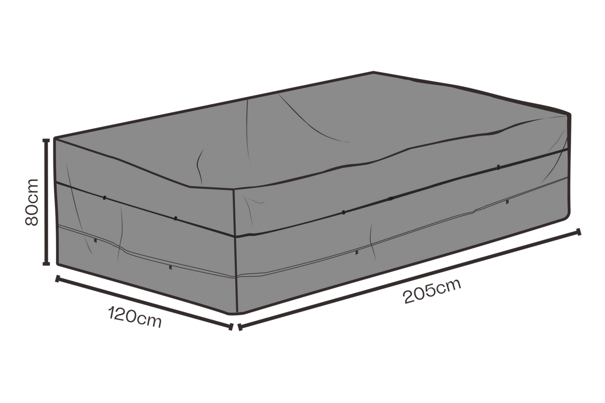 SKYDD Matgrupp 205x120 H80 cm - Andas
