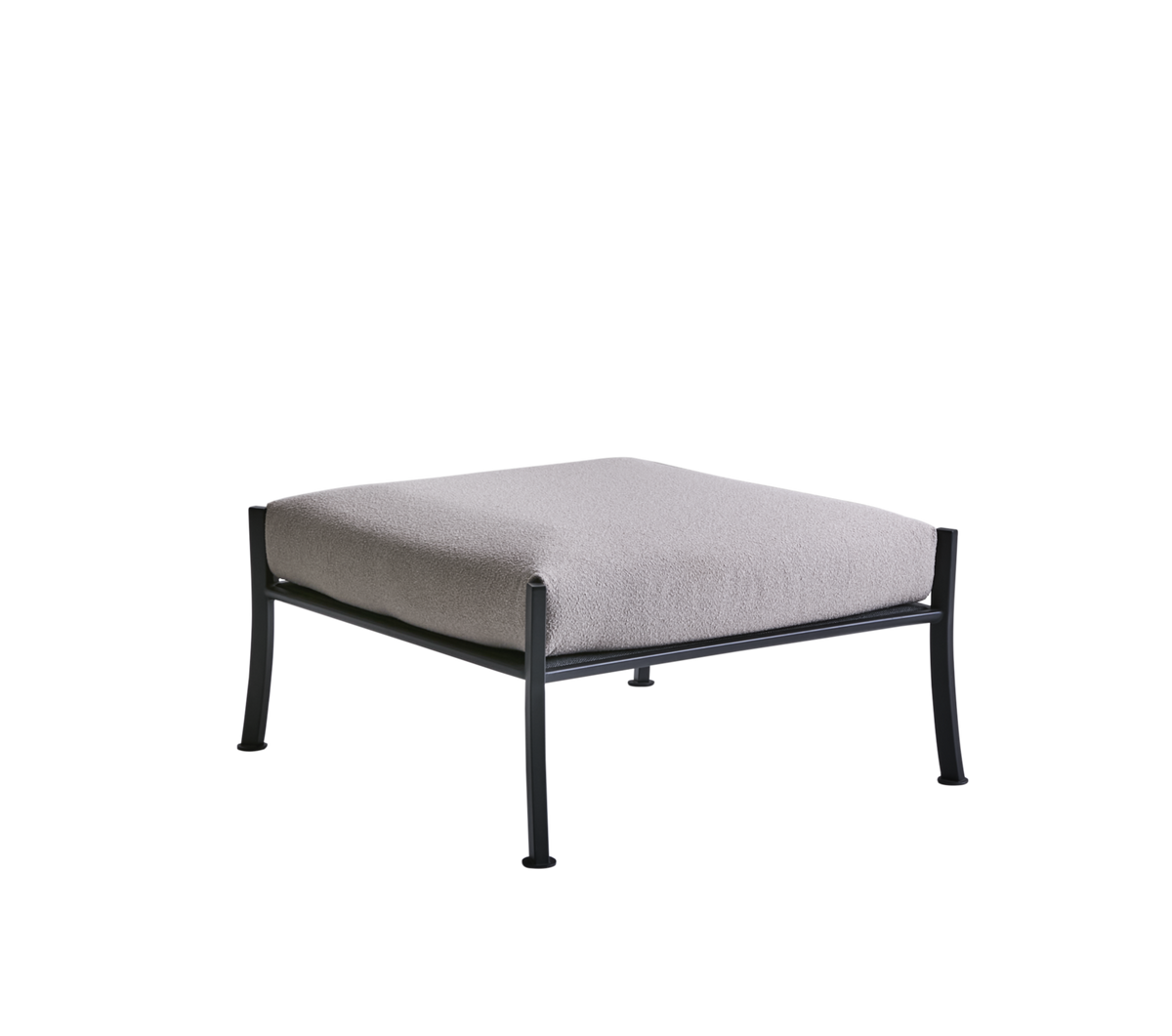 DELUX Ottoman - Teddy Beige/Svart