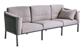 DELUX Soffa - Teddy Beige/Svart