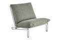 BLIXT Lounge fåtölj - Light Grey/Teddy Verde