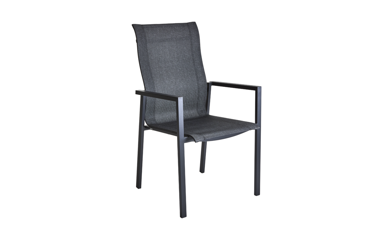 COMFY Stol m armstöd - Svart/Svart