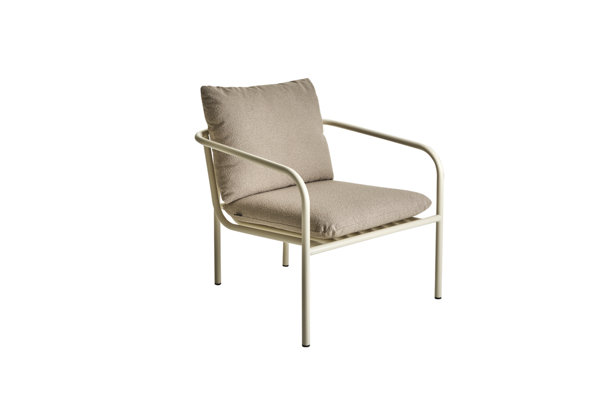BENDT Fåtölj - Pearl White/Teddy Beige