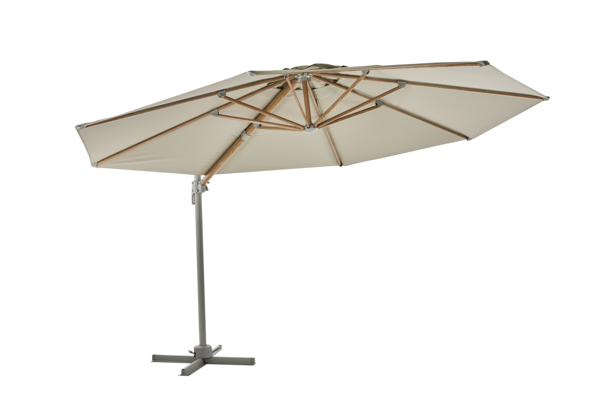 LUZZI Ø350 cm - Light grey/Khaki