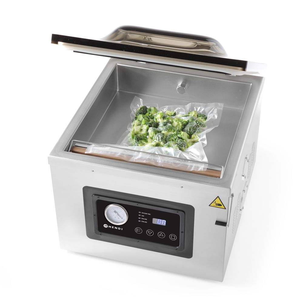 Vacuum chamber packaging machine Profi Line, HENDI, Profi Line, sealing strip 410 mm, 230V/1100W, 510x625x(H)455mm