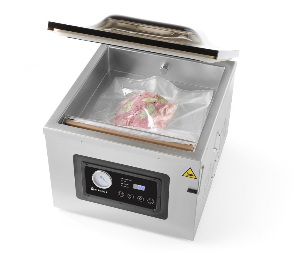 Vacuum chamber packaging machine Profi Line, HENDI, Profi Line, sealing strip 410 mm, 230V/1100W, 510x625x(H)455mm