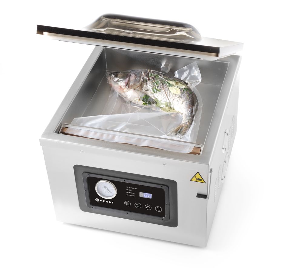 Vacuum chamber packaging machine Profi Line, HENDI, Profi Line, sealing strip 410 mm, 230V/1100W, 510x625x(H)455mm
