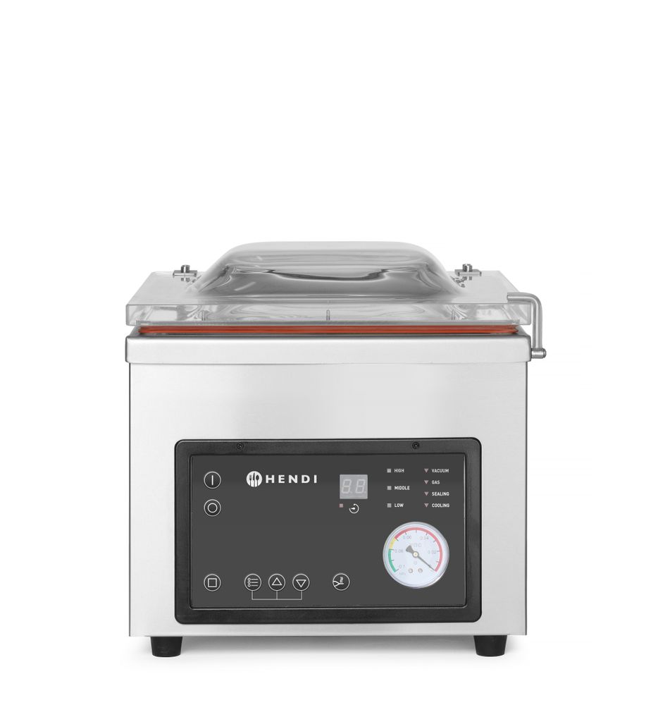 Vacuum chamber packaging machine Profi Line, HENDI, Profi Line, sealing strip 300 mm, 230V/370W, 380x503x(H)444mm