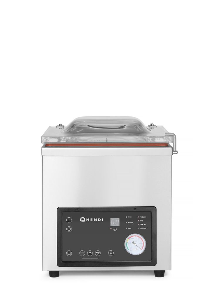 Vacuum chamber packaging machine Profi Line, HENDI, Profi Line, sealing strip 350 mm, 230V/750W, 450x555x(H)480mm
