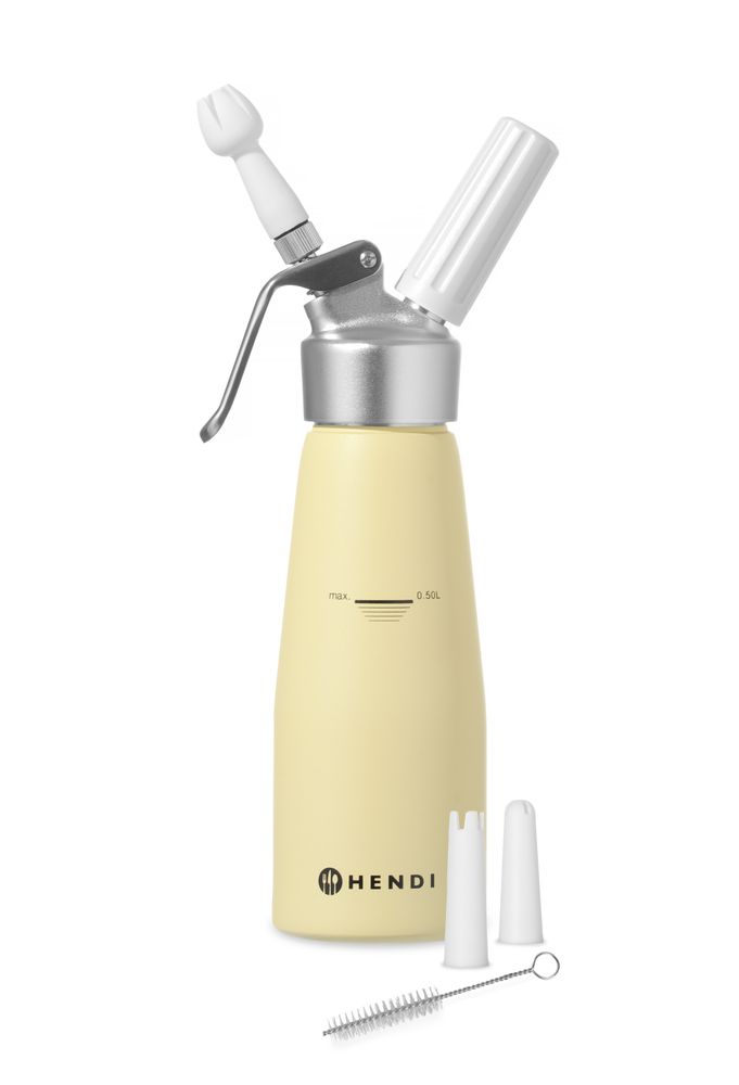 Cream whipper, HENDI, 0,5L, Pastel pink, ⌀80x(H)260mm