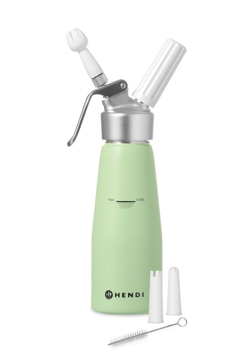 Cream whipper, HENDI, 0,5L, Pastel grön, ⌀80x(H)260mm