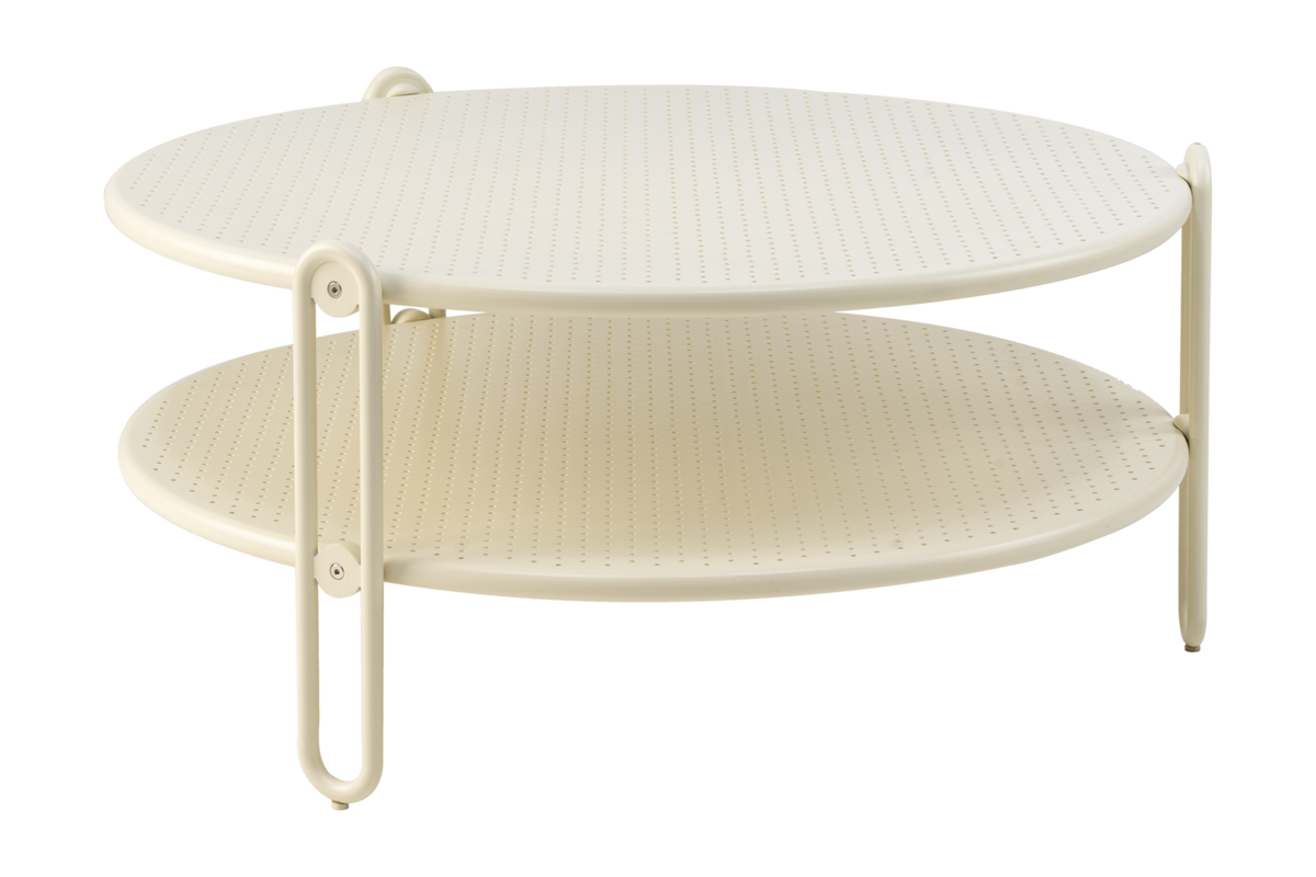 BLIXT Soffbord 85 cm - Pearl White