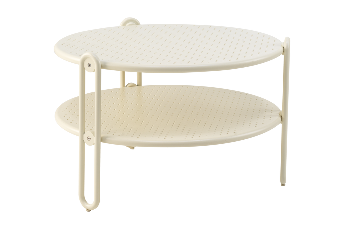 BLIXT Soffbord 65 cm - Pearl White