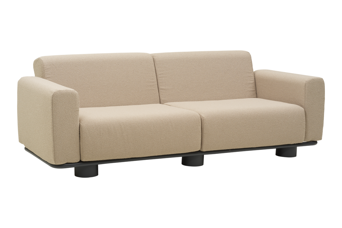 BOLSTER Soffa - Antracit/Teddy Beige