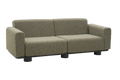 BOLSTER Soffa - Antracit/Teddy Verde