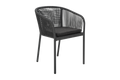DELTA Stol - Svart/Slate Rope/Teddy Black