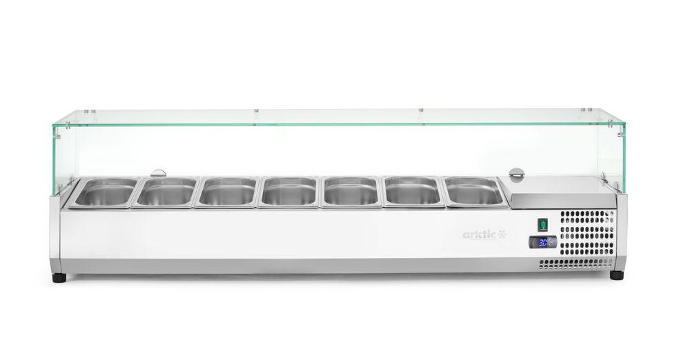 Refrigerated countertop server GN 1/3, Arktic, 7x GN 1/3, 230V/180W, 1605x420x(H)460mm