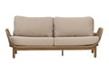 LILY 2,5-sits - Twist Straw/Plush Wheat/FSC Teak