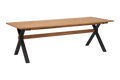 MARK 230x95 H73 cm - Svart/Teak