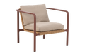 MOTTY Fåtölj - Zin Red/Teddy Beige