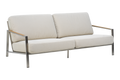 NAOS 2,5 sits - Stainless Steel/Dot Beige