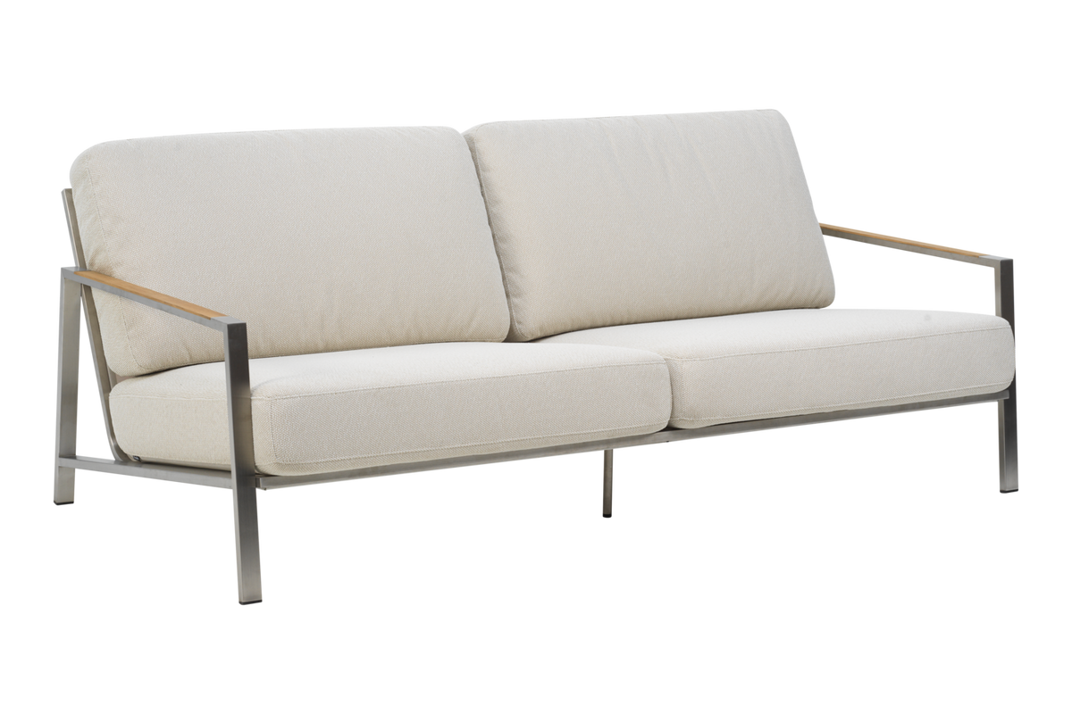NAOS 2,5 sits - Stainless Steel/Dot Beige