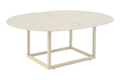 OLIVE Soffbord 80x110 H40 cm - Pearl White