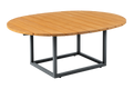 OLIVE Soffbord 80x110 H40 cm - Antracit/Bamboo