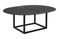 OLIVE Soffbord 80x110 H40cm - Svart