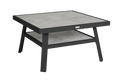 SAMVARO LOW 90x90 H50 cm - Antracit/Antracit