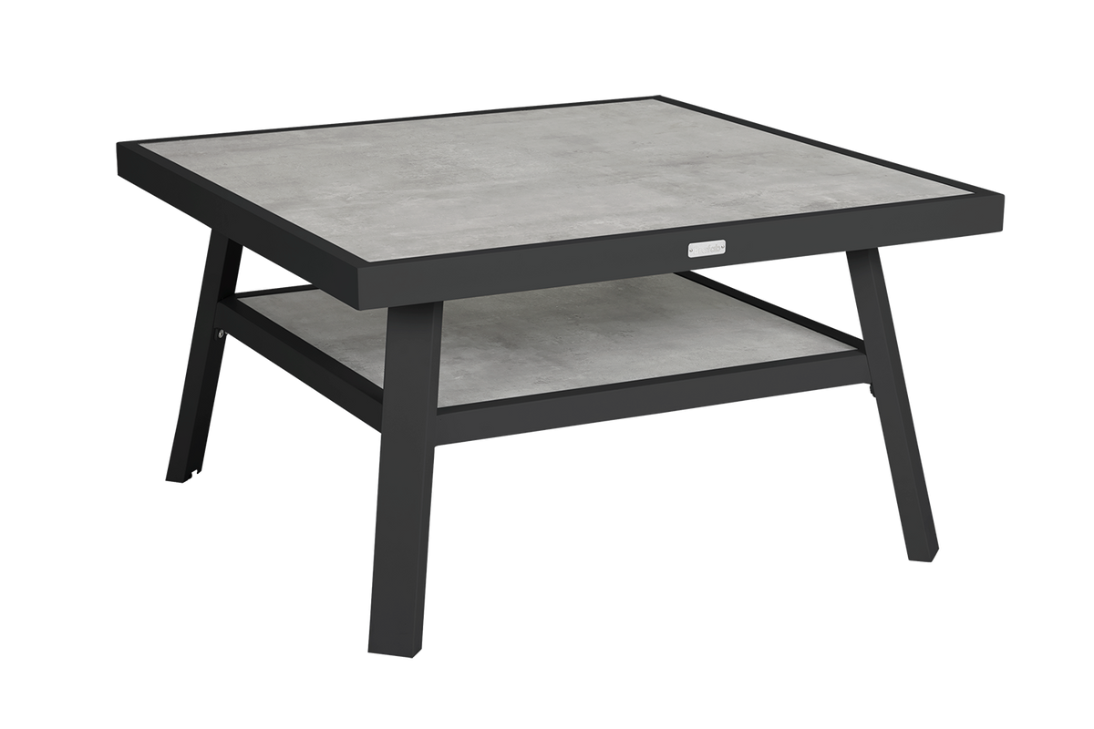 SAMVARO LOW 90x90 H50 cm - Antracit/Antracit