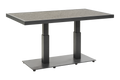 SCALE 140x85 H49-73 cm - Antracit/Grå keramik