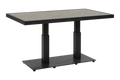 SCALE 140x85 H49-73 cm - Svart/Grå keramik