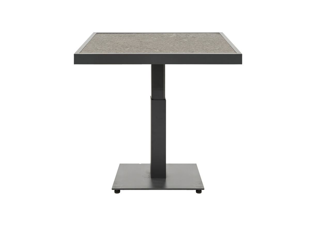 SCALE 85x85 H49-73 cm - Antracit/Grå Keramik