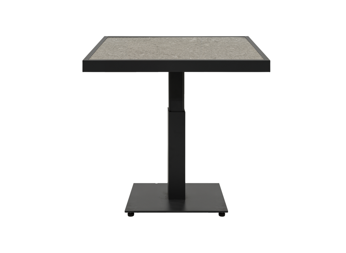 SCALE 85x85 H49-73 cm - Svart/Grå keramik