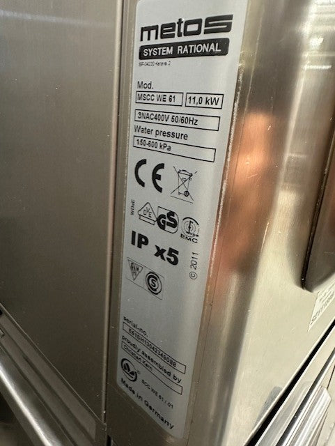 Begagnad Rationalugn SCC 6/1 (Metos)