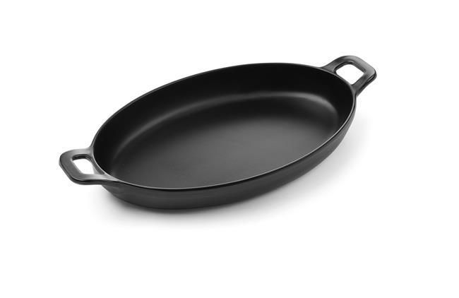 Mini oval pan Little Chef, Fine Dine, Black, 155x80x(H)37mm